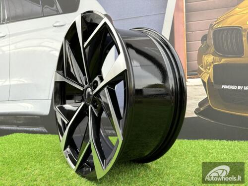 Ratlankis R19x8  5X112  ET  45  57.1  I5638  Black Polished (MB)  For SKODA  (Z3)  (New Model)