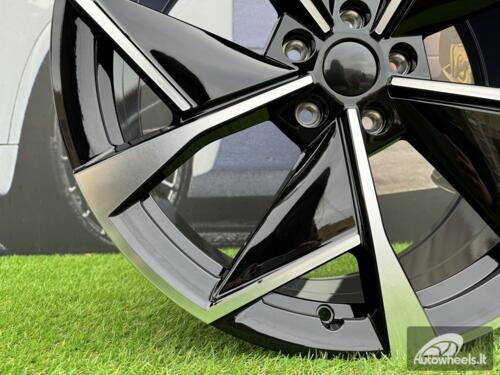 Ratlankis R19x8  5X112  ET  45  57.1  I5638  Black Polished (MB)  For SKODA  (Z3)  (New Model)