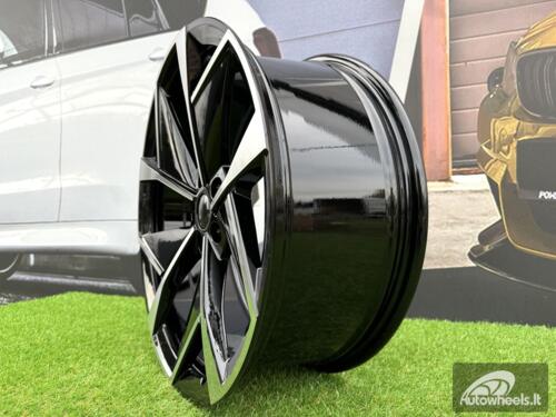 Ratlankis R19x8  5X112  ET  45  57.1  I5638  Black Polished (MB)  For SKODA  (Z5)  (New Model)