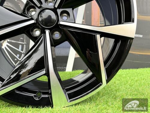 Ratlankis R20x8  5X112  ET  45  57.1  I5638  Black Polished (MB)  For SKODA  (Z5)  (New Model)