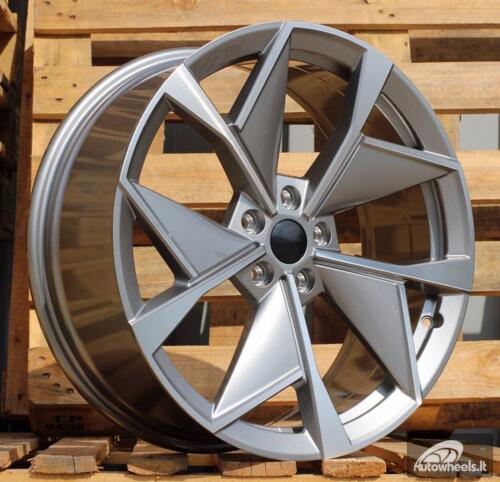 Ratlankis R20x8  5X112  ET  45  57.1  I5638  Grey Polished (MG)  For SKODA  (Z5)  ()