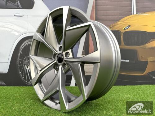 Ratlankis R20x8  5X112  ET  45  57.1  I5638  Grey Polished (MG)  For SKODA  (Z5)  ()