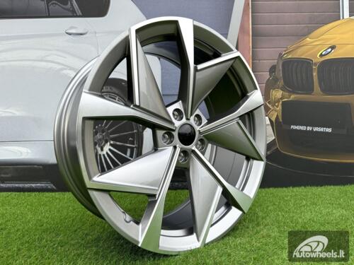 Ratlankis R20x8  5X112  ET  45  57.1  I5638  Grey Polished (MG)  For SKODA  (Z5)  ()