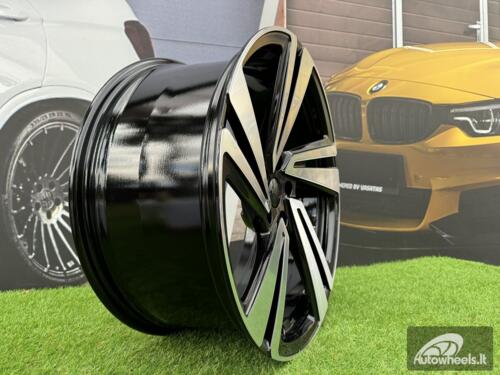 Ratlankis R19x8  5X112  ET  28  66.6  I5641  Black Polished (MB)  For VW  (Z5+K8)  (New TOUAREG)
