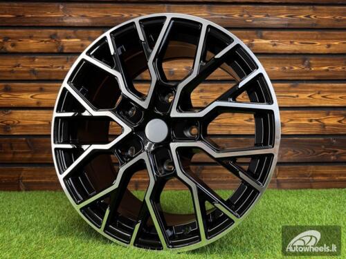 Ratlankis R18x8  5X160  ET  48  65.1  I5658  Black Polished (MB)  For FORD  (Z6+Z3)