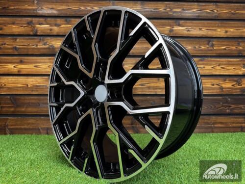 Ratlankis R18x8  5X160  ET  48  65.1  I5658  Black Polished (MB)  For FORD  (Z6+Z3)