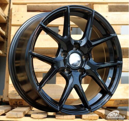 Ratlankis R19x8.5  5X127  ET  40  71.5  XF418  Black (BL)  For JEEP  (K4)