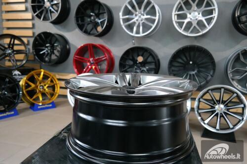 Ratlankis R19x8.5  5X112  ET  38  57.1  B5293  Hyper Black (HB)  For VW  (K2+K4)