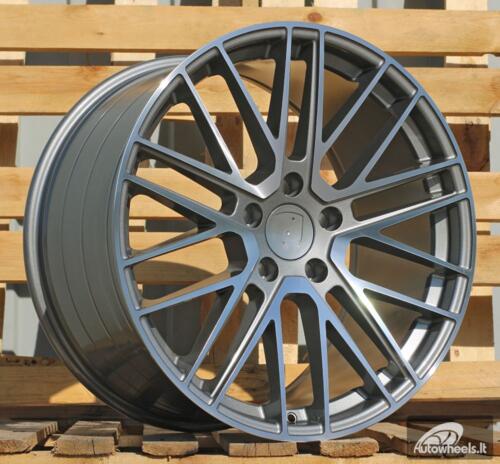 Ratlankis R21x11.5  5X130  ET  67  71.6  I0375  Grey Polished (MG)  For PORCH  (Z5)  (Rear+Front)