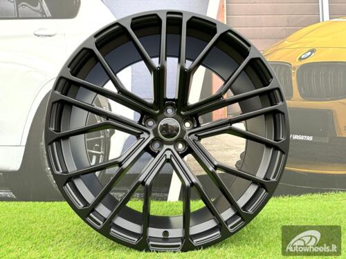 Ratlankis R22x9.5  5X112  ET  26  66.5  I0410  Black Half Matt (BLHM)  For AUD  (Z5)