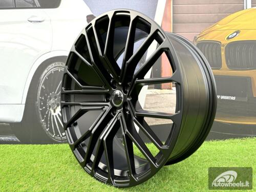 Ratlankis R22x9.5  5X112  ET  26  66.5  I0410  Black Half Matt (BLHM)  For AUD  (Z5)