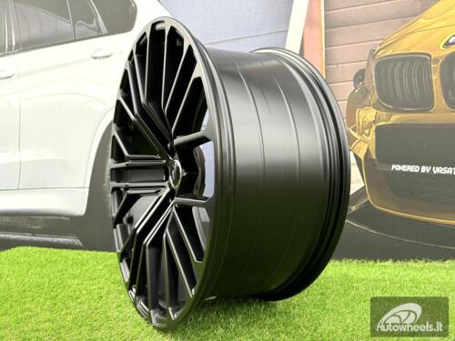 Ratlankis R22x9.5  5X112  ET  26  66.5  I0410  Black Half Matt (BLHM)  For AUD  (Z5)