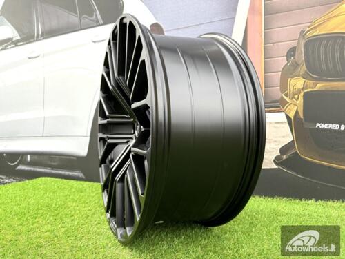 Ratlankis R22x9.5  5X112  ET  26  66.5  I0410  Black Half Matt (BLHM)  For AUD  (Z5)