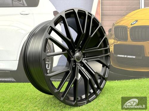 Ratlankis R22x9.5  5X112  ET  26  66.5  I0410  Black Half Matt (BLHM)  For AUD  (Z5)