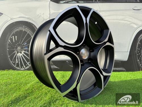 Ratlankis R17x7.5  5X112  ET  45  57.1  I5162  Black Polished Half Matt (MBHM)  For VW  (Z5)  (NEW Model)