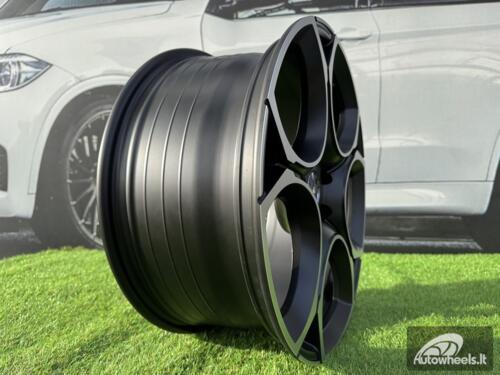 Ratlankis R17x7.5  5X112  ET  45  57.1  I5162  Black Polished Half Matt (MBHM)  For VW  (Z5)  (NEW Model)