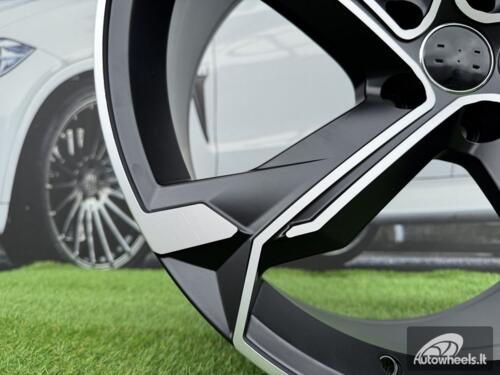 Ratlankis R19x8.5  5X112  ET  34  66.5  Y1201  (IN5633)  Black Polished Half Matt (MBHM)  For AUD  (Z5)
