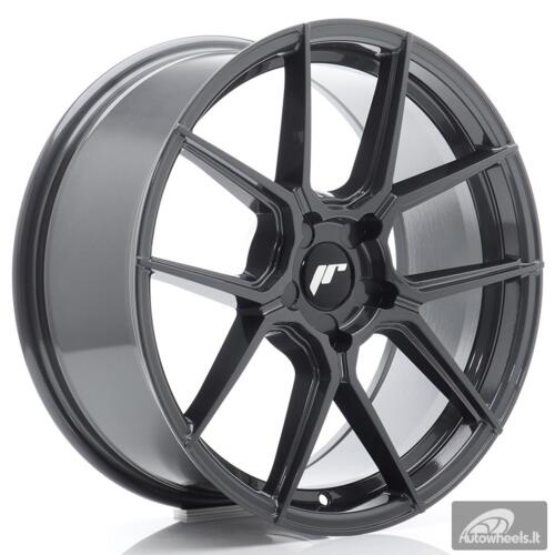 JR Wheels JR30 18x8 ET20-40 5H Blank Hyper Gray