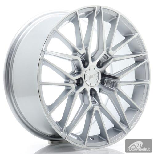 JR Wheels JR38 18x8 ET42 5x112 Silver Machined Face