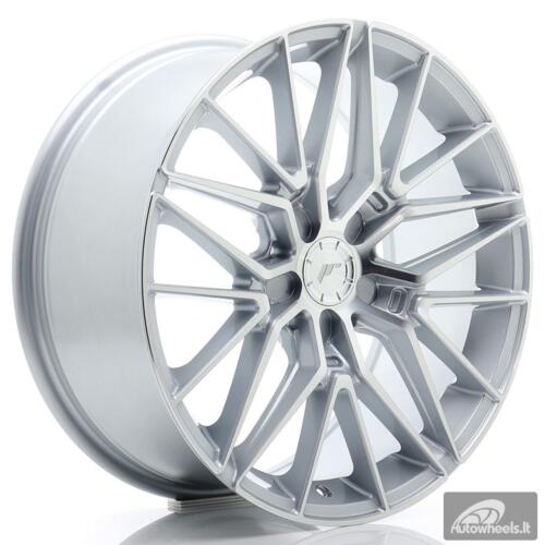 JR Wheels JR38 18x8 ET20-45 5H BLANK Silver Machined Face