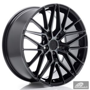 JR Wheels JR38 19x8 ET40 5x112 Black Machined w/Tinted Face