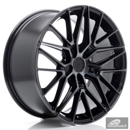 JR Wheels JR38 19x8 ET20-40 5H BLANK Black Machined w/Tinted Face