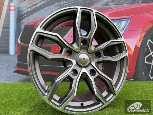 Ratlankis R18x8  5X160  ET  48  65.1  B1251  Grey Polished (MG)  For FORD  (Z4)  (4x4 (max 1100kg))