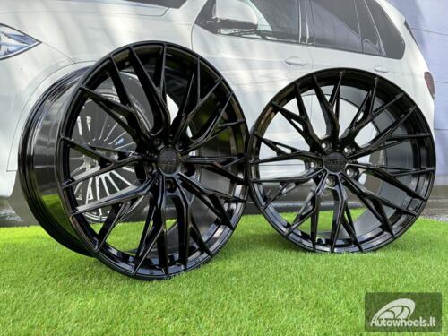 Ratlankis R20x8.5  5X112  ET  35  66.6  HX042  (IN0387)  Black (BL)  For HAXER  (Z5)  (Rear+Front)