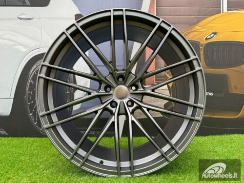 Ratlankis R22x10  5X112  ET  21  66.6  F1995  (BYF1995)  Gun Metal Half Matt (GMHM)  For AUD  (Z4)  (ABT Style HYBRID FORGED)