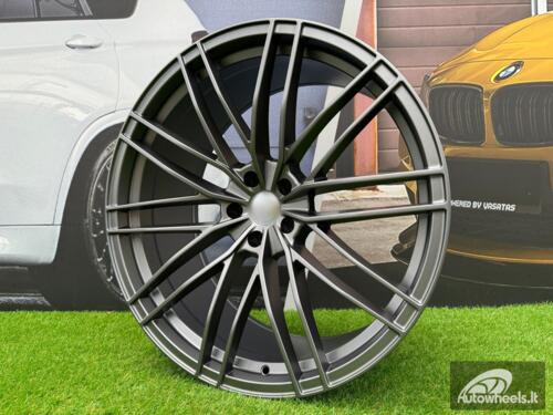 Ratlankis R22x10  5X112  ET  21  66.6  F1995  (BYF1995)  Gun Metal Half Matt (GMHM)  For AUD  (Z4)  (ABT Style HYBRID FORGED)