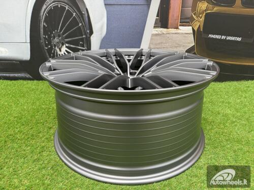 Ratlankis R22x10  5X112  ET  21  66.6  F1995  (BYF1995)  Gun Metal Half Matt (GMHM)  For AUD  (Z4+Z2)  (ABT Style HYBRID FORGED)