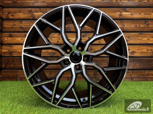 Ratlankis R19x8.5  5X108  ET  40  67.1  H4101  (BY1920)  Black Polished (MB)  For RACIN  (Z6)  (Vossen Style)