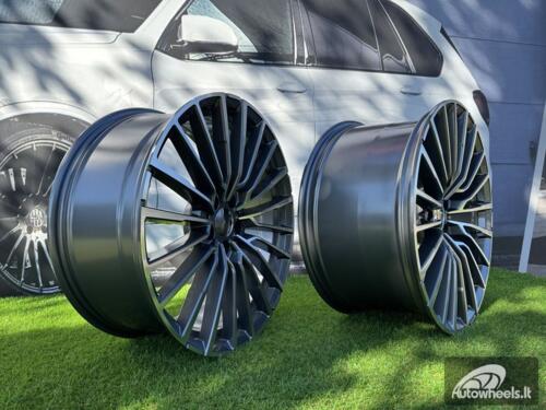 Ratlankis R21x8.5  5X112  ET  25  66.6  B5569  (IN0419)  Grey Polished (MG)  For BMW  (Z5)  (Front+Rear)