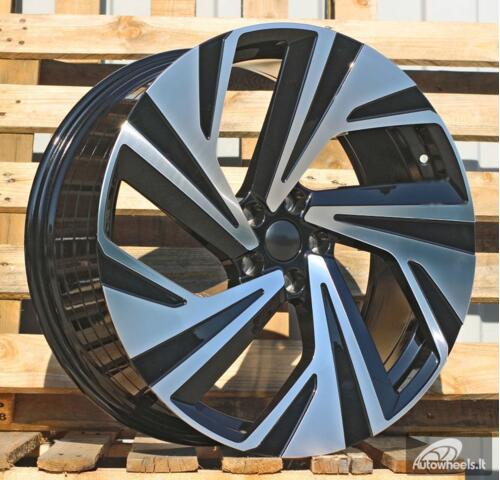 Ratlankis R21x9  5X112  ET  42  57.1  I5648  Black Polished (MB)  For VW  (Z5)  (ID.4/ID.5 (Rear))
