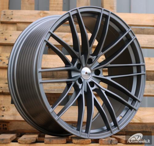 Ratlankis R23x10  5X112  ET  15  66.5  F1995  (IN417)  Gun Metal Half Matt (GMHM)  For AUD  (Z5)  (ABT Style)