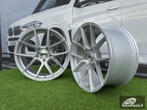 JR Wheels JR30 19x9 ET20-40 5H BLANK Silver Machined Face