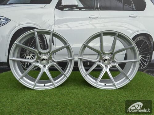 JR Wheels JR30 19x9 ET20-40 5H BLANK Silver Machined Face