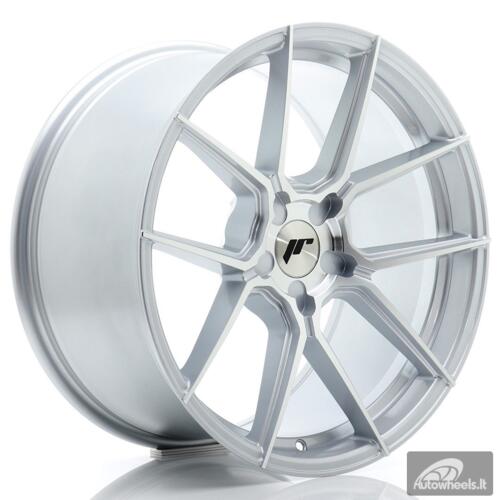 JR Wheels JR30 19x9 ET20-40 5H BLANK Silver Machined Face