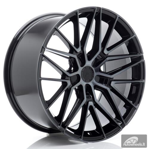 JR Wheels JR38 20x9 ET20-35 5H BLANK Black Machined w/Tinted Face