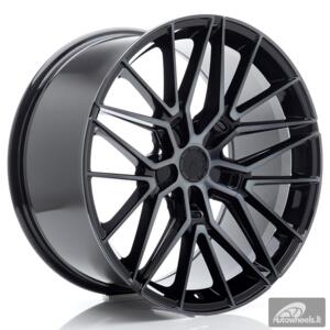 JR Wheels JR38 20x9 ET20-35 5H BLANK Black Machined w/Tinted Face