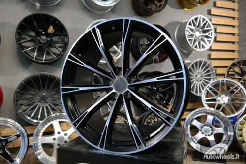 Ratlankis R18x8  5X112  ET  35  66.5  H5060  (FBX006)  Black Polished (MB)  For AUD  (Z5)  (HYBRID FORGED Style ABT)