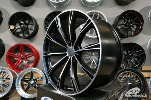 Ratlankis R18x8  5X112  ET  35  66.5  H5060  (FBX006)  Black Polished (MB)  For AUD  (Z5)  (HYBRID FORGED Style ABT)