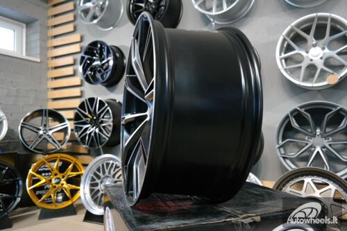 Ratlankis R18x8  5X112  ET  35  66.5  H5060  (FBX006)  Black Polished (MB)  For AUD  (Z5)  (HYBRID FORGED Style ABT)