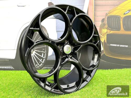 Ratlankis R19x8.5  5X110  ET  31  65.1  I5660  Black (BL)  For ALFA  (K7)  (Front+Rear NEW Model)