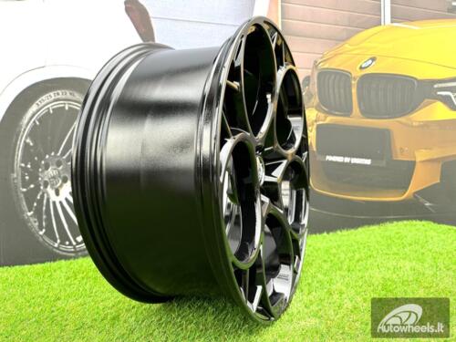 Ratlankis R19x8.5  5X110  ET  31  65.1  I5660  Black (BL)  For ALFA  (K7)  (Front+Rear NEW Model)