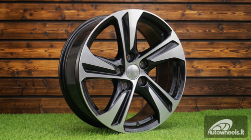 Ratlankis R16x6.5  4X108  ET  25  65.1  F5832  Black Polished (MB)  For CITRO  (R)