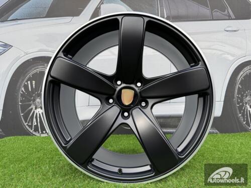 Ratlankis R21x10  5X130  ET  50  71.6  FE023  Black Half Matt+Polished Lip (BLHMPL)  For PORCH  (P1+Z5)