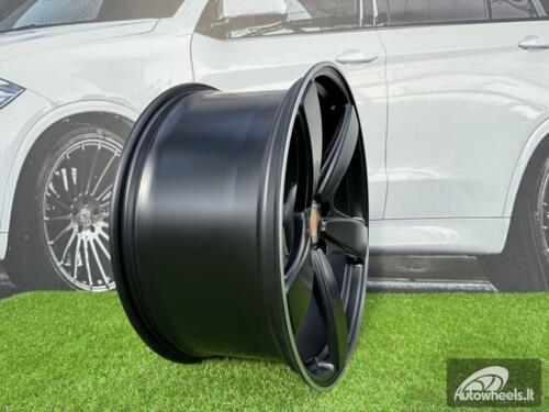 Ratlankis R21x10  5X130  ET  50  71.6  FE023  Black Half Matt+Polished Lip (BLHMPL)  For PORCH  (P1+Z5)