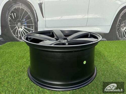 Ratlankis R21x10  5X130  ET  50  71.6  FE023  Black Half Matt+Polished Lip (BLHMPL)  For PORCH  (P1+Z5)