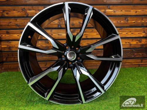 Ratlankis R22x9.5  5X112  ET  32  66.6  FE221  Black Polished (MB)  For BMW  (Z5)  (New X7 (Rear+Front))